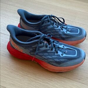 Hoka One Speedgoat 5 Trail Running Shoes Women's Size 9.5B Blue Coral Sneaker